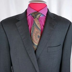 Jhane Barnes Blazer 46R Wool\Cashmere Gray 2btn